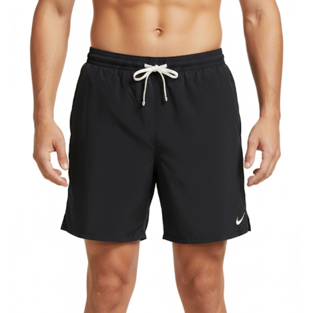 NIKE Drawstring Elastic Waist Shorts, Men’s XXL, Black